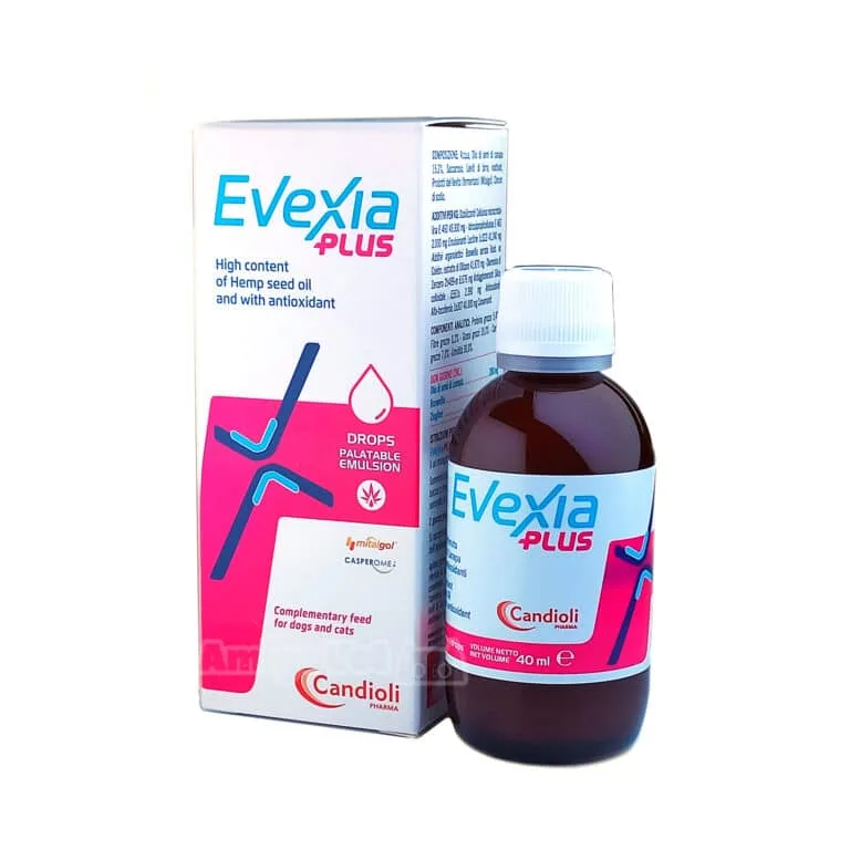 Евексія Плюс (Evexia Plus) Candioli краплі для суглобів собак та котів, 40 мл