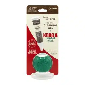 Мяч для собак Kong Dental Ball – набор для ухода за ротовой полостью для собак Kong Dental Ball