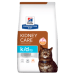 Hill's PRESCRIPTION DIET k/d Early Stage с ActivBiome+ Kidney Defense Сухой корм для кошек для поддержания функции почек на ранней стадии заболевания, с курицей