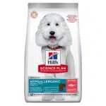 Сухий корм для дорослих собак середніх порід Hill's Science Plan Hypoallergenic беззерновий з лососем