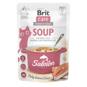Вологий корм Brit Care суп з качкою для котів, 75 г