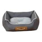 Лежак Animall Nena для собак и кошек, с ручкой-веревкой, 73×59×18 см, серый