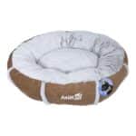 Лежак Animall Mary Velvet для собак и кошек, размер M, 66×66×15 см, брауни