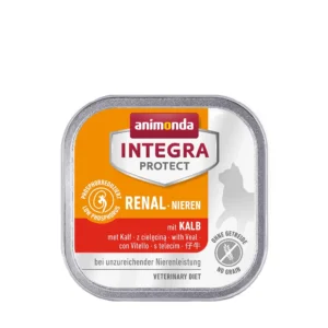 Вологий корм для котів Animonda Integra Protect Renal при хворобах нирок з телятиною, 100 г