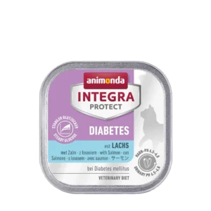 Вологий корм для котів Animonda Integra Protect Diabetes при діабеті з лососем, 100 г