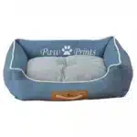 Лежак Animall Nena для собак и кошек, с ручкой-веревкой, 44×34×15 см, голубой