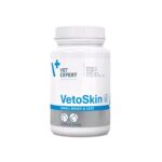 VetoSkin Small breed & cat (ВетоСкін) – Харчова добавка для підтримання здоров'я шкіри та якості шерсті у котів і собак малих порід, 60 капс