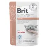 Вологий корм для котів Brit Veterinary Diet Renal з лососем, 85 г