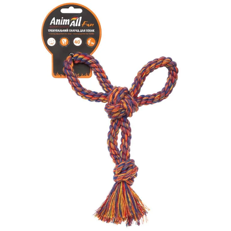 Іграшка AnimAll Fun канат-бумеранг для собак, 21 см