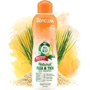 Шампунь TropiClean Flea & Tick максимальна дія для собак, 592 мл