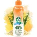 Заспокійливий шампунь для собак від бліх і кліщів TropiClean Natural Flea & Tick, 592 мл