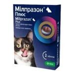 Мілпразон Плюс (Milprazon) KRKA від глистів для котів від 2 кг, 2 таб