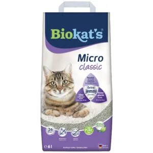 Наповнювач бентонітовий Biokat's Micro Fresh для котів, 6 л