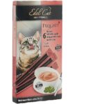 Кремові ласощі для котів Edel Cat з лососем, 6 шт