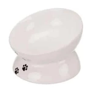 Миска Trixie для котів керамічна біла, 0,15 л, 13 см