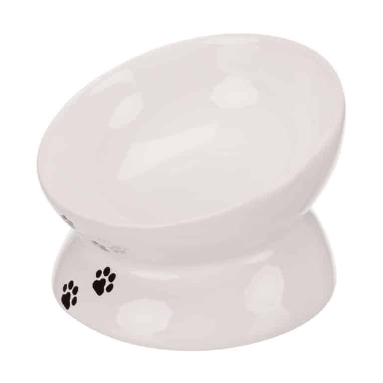 Миска Trixie для котів керамічна біла, 0,15 л, 13 см