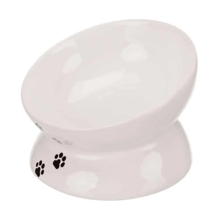Миска Trixie для котів керамічна біла, 0,15 л, 13 см