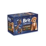 Вологий корм для собак малих порід Brit Premium Fillets in Gravy Multipack, 12 шт x 85 г