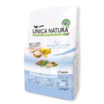 Сухий корм для котів, що живуть на вулиці Unica Natura Outdoor Cod з тріскою, рисом та бананами. 1,5 кг