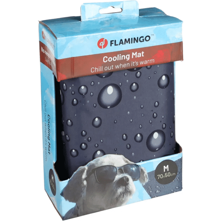 Охолоджуючий килимок для собак і котів Flamingo, сірий