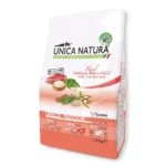 Сухий корм для котів, що мешкають у приміщенні Unica Natura Indoor Lamb з ягням, рисом та горохом. 1,5 кг