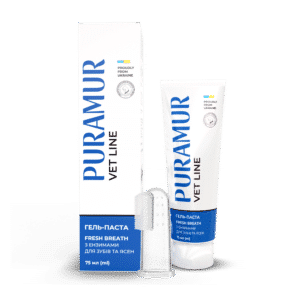 Зубний гель Puramur Fresh Breath для собак та котів, 75 мл