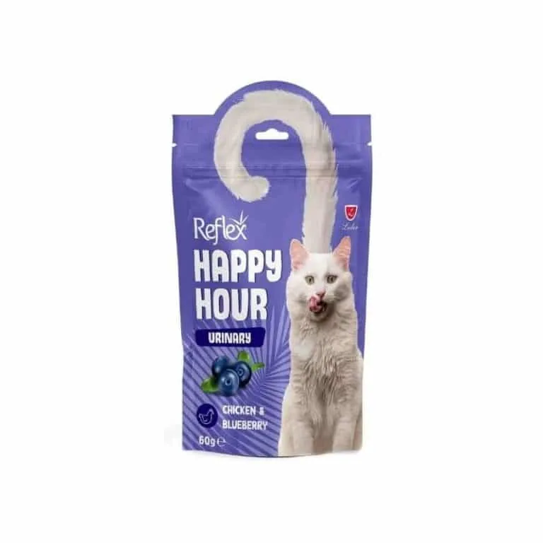 Ласощі Reflex Happy Hour Urinary з куркою і чорницею для котів, 60 г