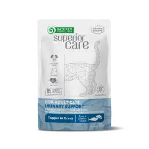 Вологий корм для дорослих котів Nature's Protection Superior Care з тунцем і лососем, 70 г