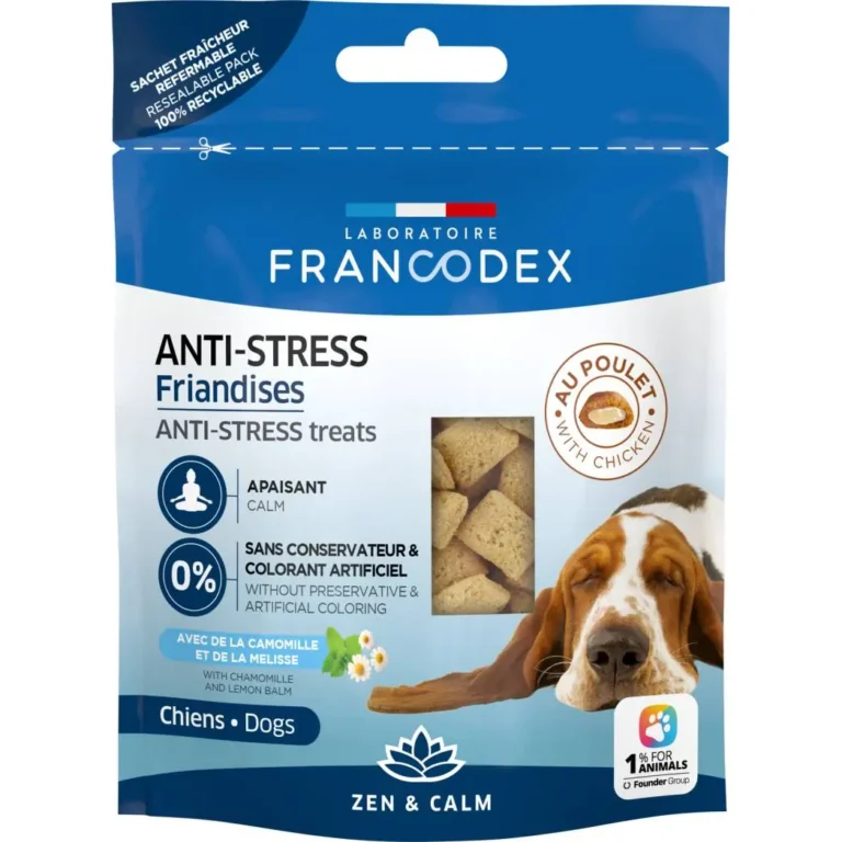 Заспокійливі ласощі для собак Laboratoire Francodex Anti-Stress Treats, 75 г