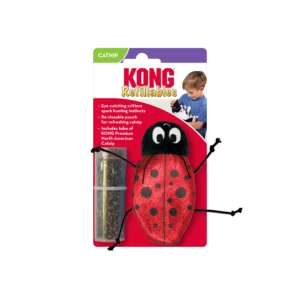 Іграшка для котів KONG Refillables Ladybug Жучок-сонечко з котячою м'ятою