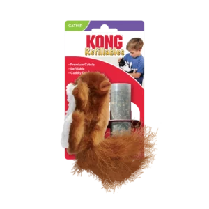 Іграшка для котів KONG Refillables Squirrel Білочка з котячою м'ятою