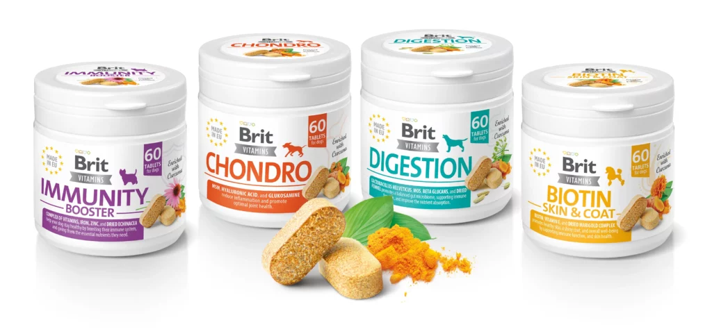 brit vitamin tablets imunity digestion chondro biotin 112288 112289 112290 112291 vmist amigovet