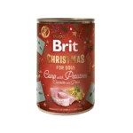 Вологий корм для собак Brit Mono Protein Christmas Carp with Potatoes з коропом та картоплею, 400 г