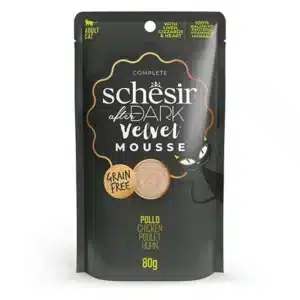 Вологий корм Schesir After Dark з куркою мус для котів, 80 г