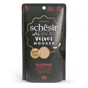 Вологий корм Schesir After Dark з куркою та яловичиною мус для котів, 80 г