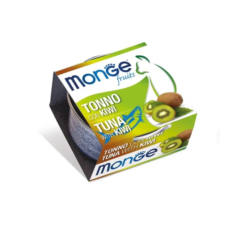 Вологий корм Monge Fruits з тунцем і ківі для котів, 80 г