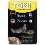 Вологий корм TOMi з куркою для кошенят, 100 г