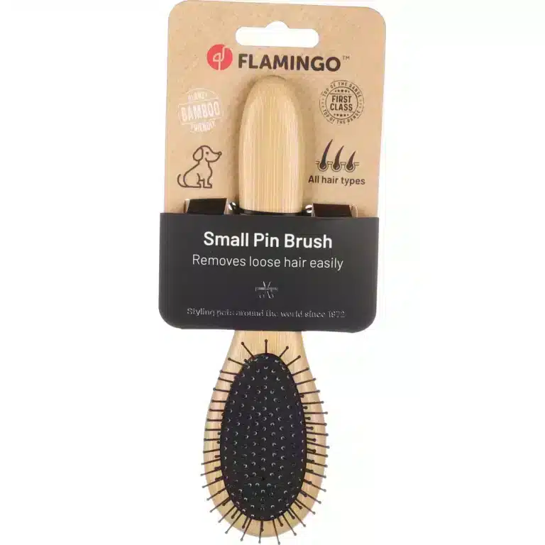 Щітка Flamingo Bamboo для собак