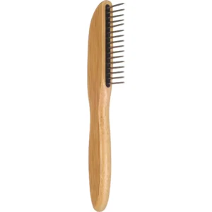 Граблі Flamingo Bamboo для вичісування підшерстя для собак, 16 зубців, 21,5×5,5 см