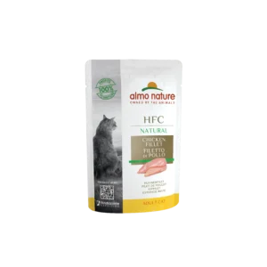 Вологий корм для котів Almo Nature HFC Cat Natural куряче філе, 55 г