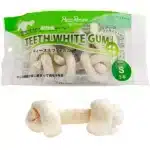 )Жевательное лакомство для собак Petz Route Teeth White Gum кость для чистки зубов, размер  S