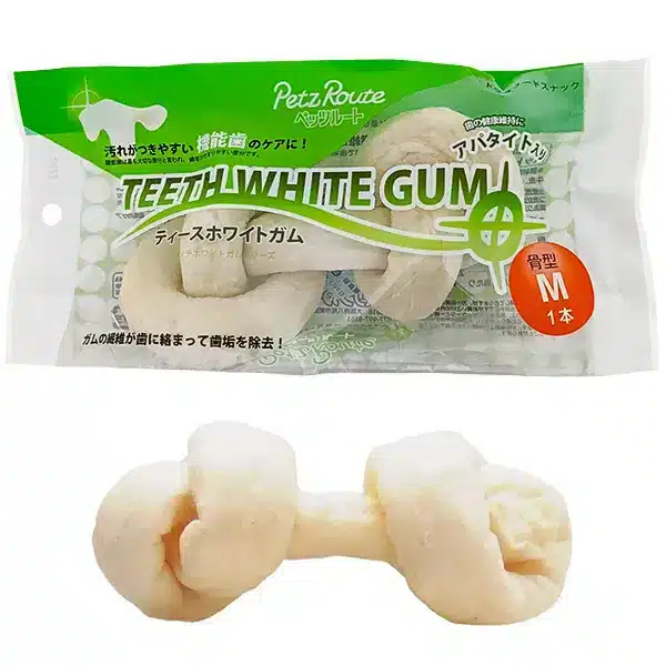 Ласощі Petz Route Teeth White Gum зубна кістка M для собак