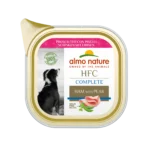 Влажный корм для собак Almo Nature HFC Dog Complete с ветчиной и горохом, 85 г