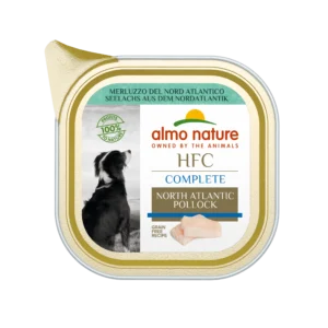 Вологий корм Almo Nature HFC Dog Complete з минтаєм для собак, 85 г