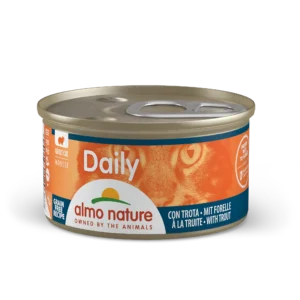 Вологий корм Almo Nature Daily Cat з фореллю для котів, 85 г