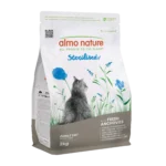 Сухой корм для взрослых стерилизованных кошек Almo Nature Holistic Cat со свежим анчоусом