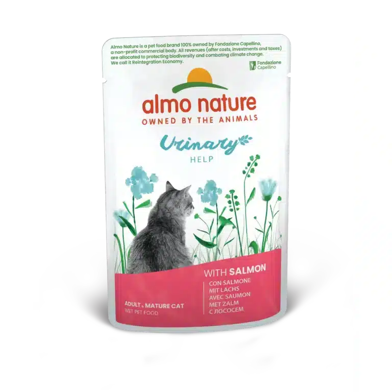 Вологий корм Almo Nature Holistic Functional урологічний з лососем для котів, 70 г