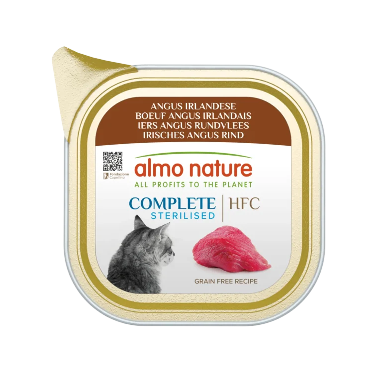 Вологий корм Almo Nature HFC Cat Complete Sterilised з ангусом для стерил. котів