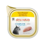 Влажный корм для стерилизованных кошек Almo Nature HFC Cat Complete Sterilised, курица свободного выгула, 85 г