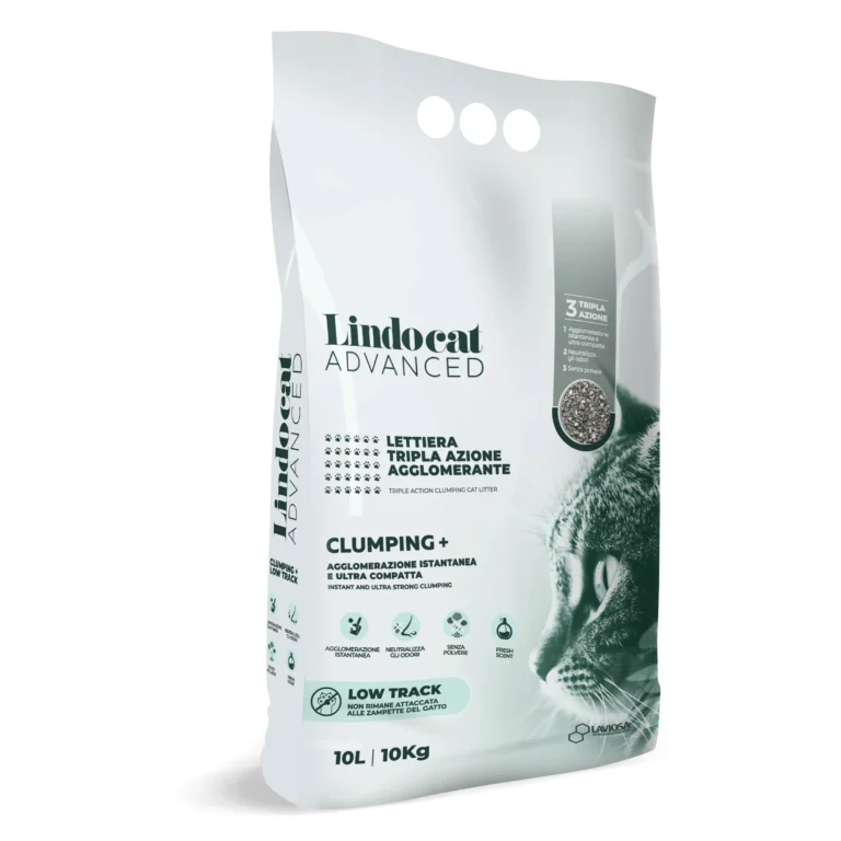 Наповнювач Lindocat Advanced Clumping Low Track для котів, 10 л